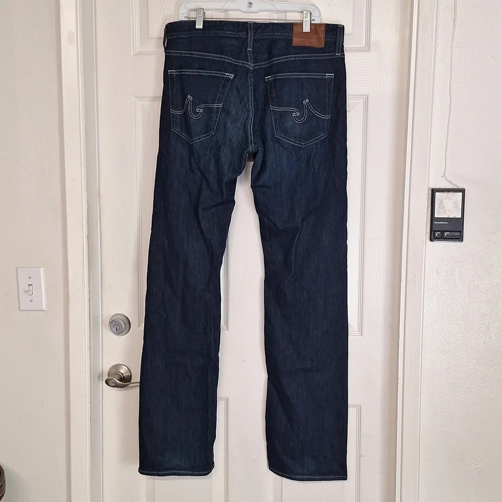 AG Adriano Goldschmied The Protege Straight Leg 33x34 Men's Blue Jeans - Picture 7 of 9